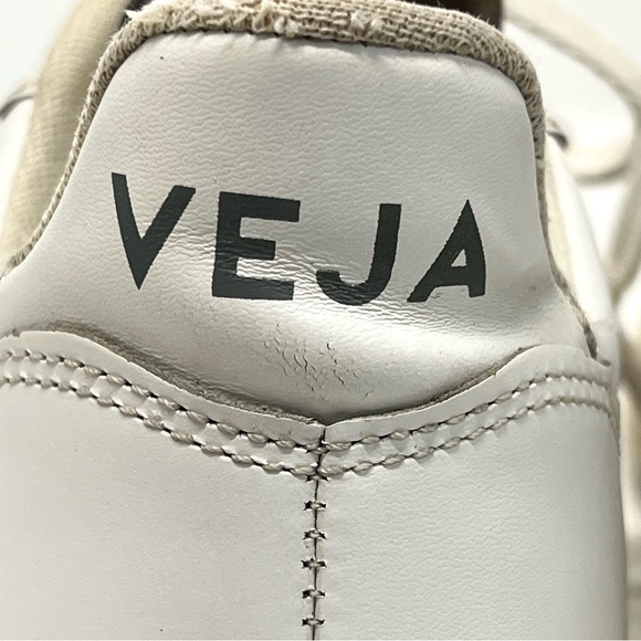 Veja V10 White Leather Casual Sneakers Women’s 38 - Picture 14 of 15
